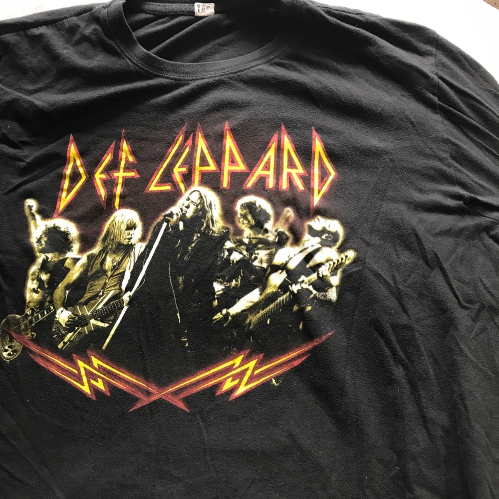 vintage def leppard t shirt